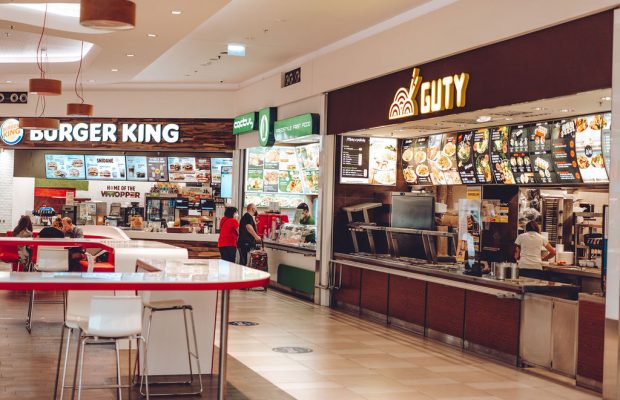 Burger King ve food courtu Central Kladno