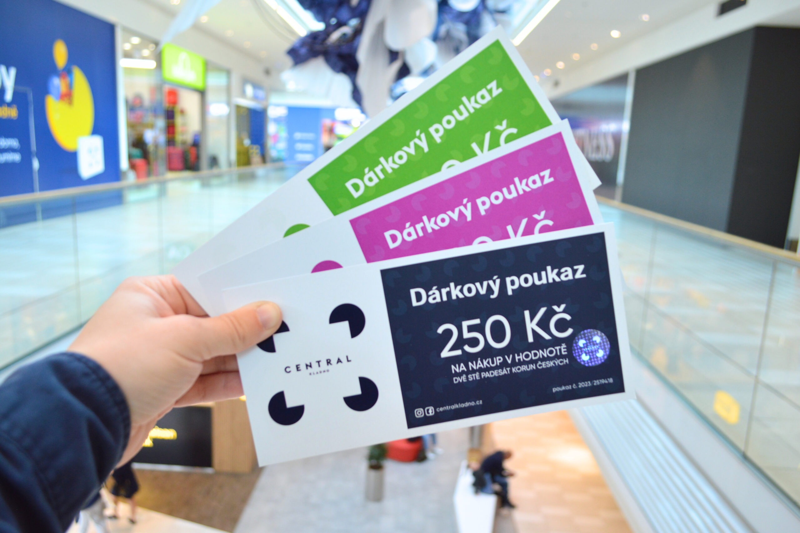 dárkové poukázky Central Kladno