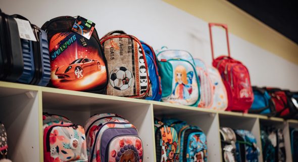 Výběr batohů a aktovek do školy v prodejně Central Kladno