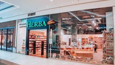 Prodejna Herba v obchodním centru Central Kladno