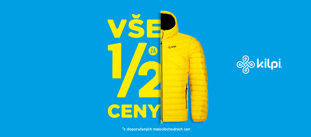 Vše za 1/2 ceny v KILPI