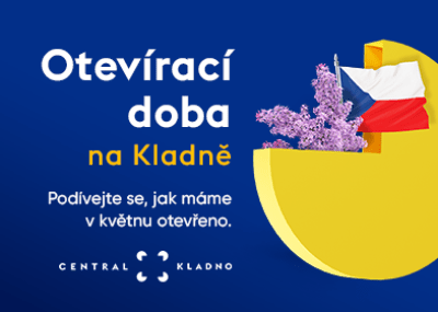 Otevírací doba květen Central Kladno