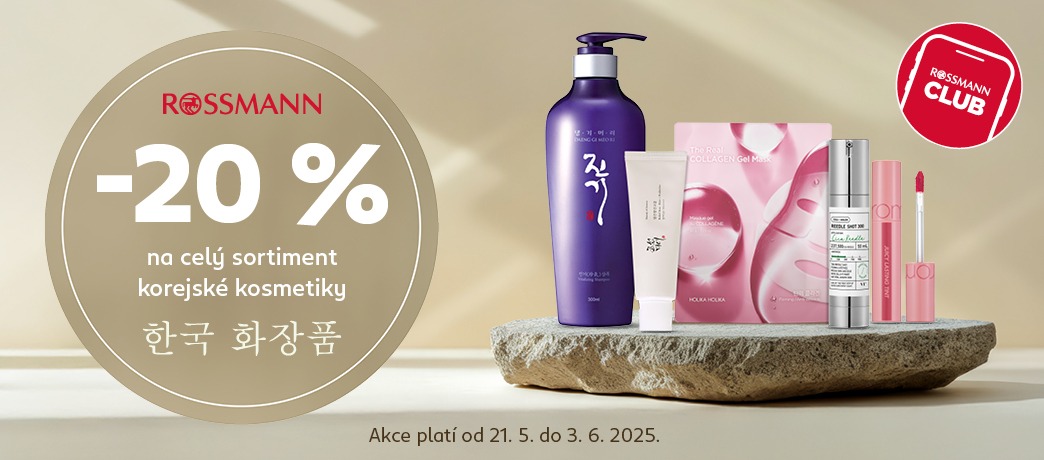 rossmann korejská kosmetika sleva