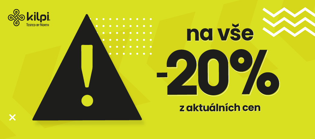 20% sleva na vše Kilpi