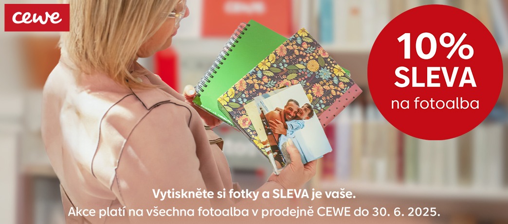 CEWE sleva na fotoalbum