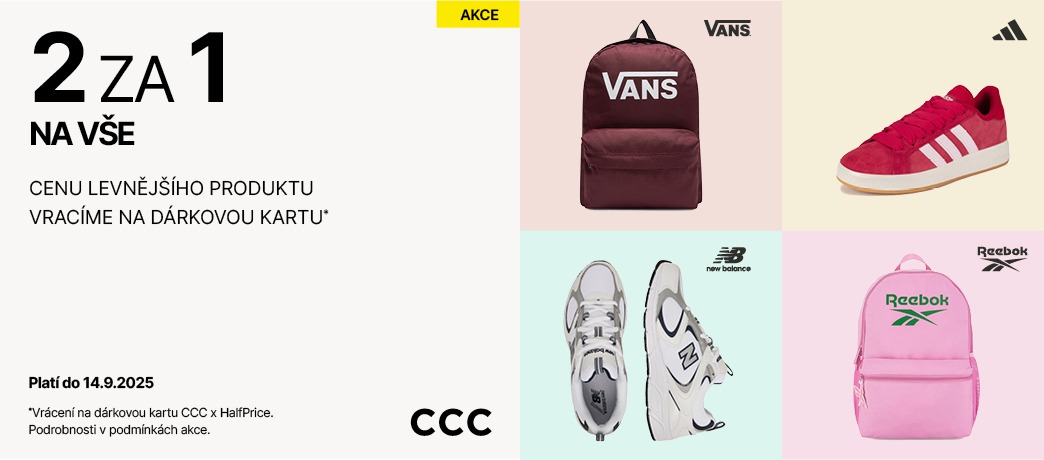 2 za 1 v CCC