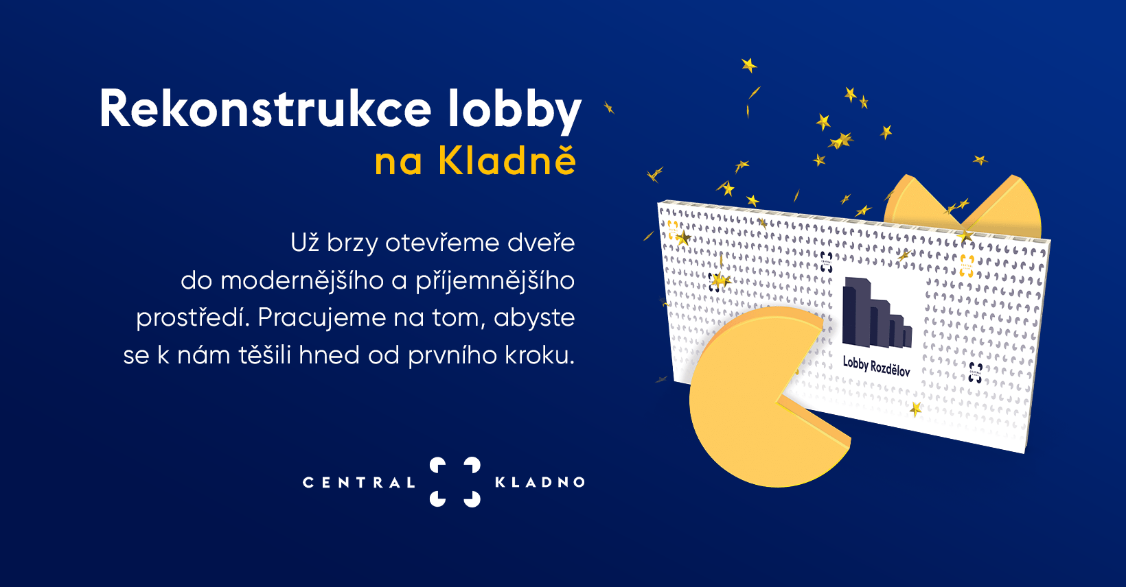 rekonstrukce lobby na Kladně