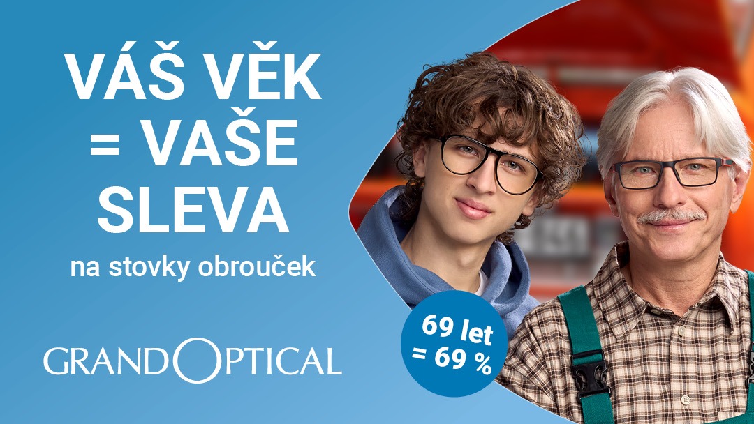Sleva podle věku v GrandOptical