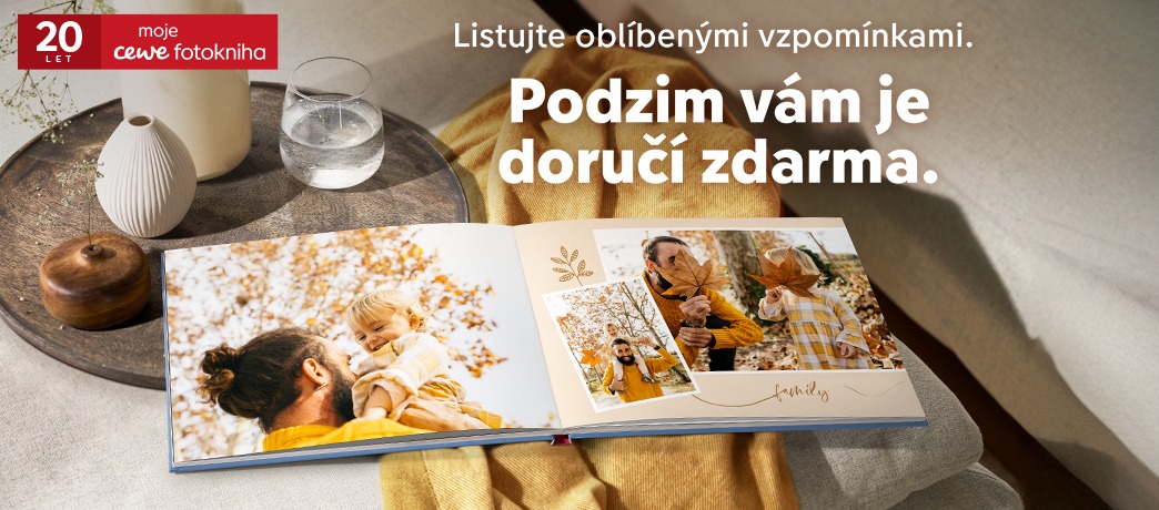 Doprava zdarma na CEWE fotoknihu