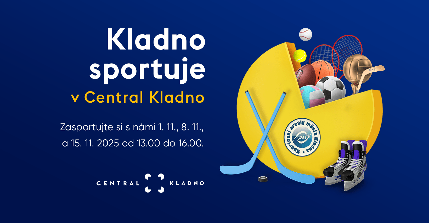 Kladno sportuje v Central Kladno 2025
