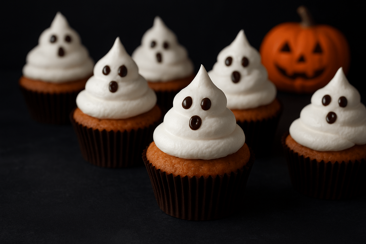Halloweenské muffiny
