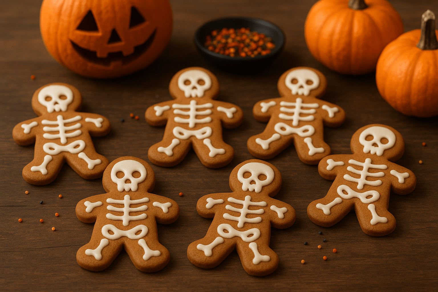 Halloweenské sušenky