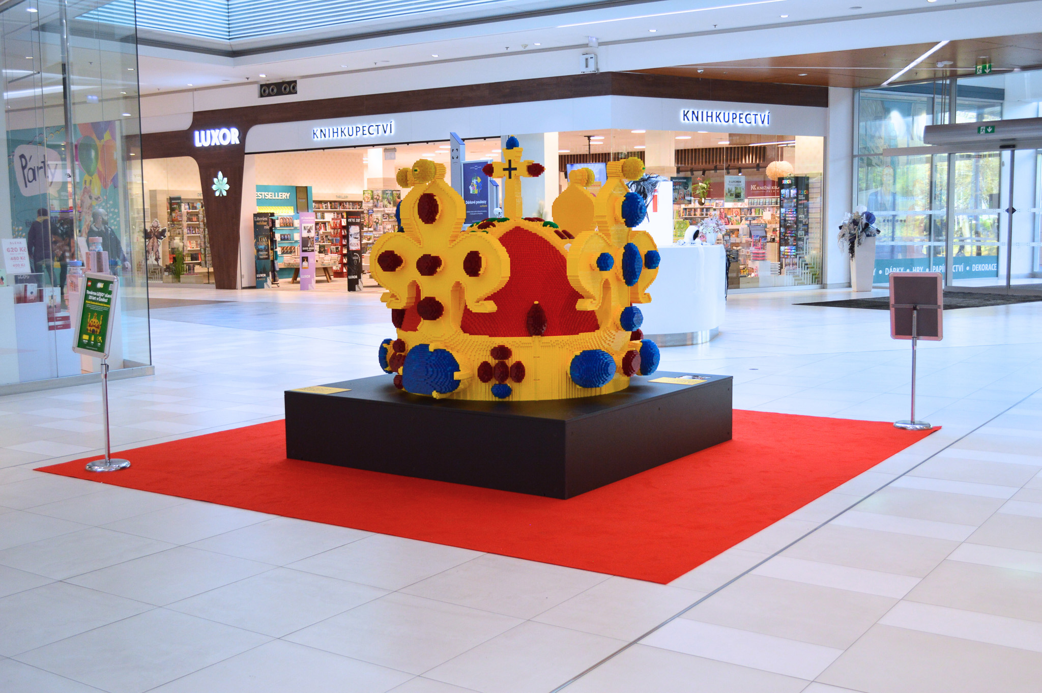 Svatováclavská koruna v Central Kladno