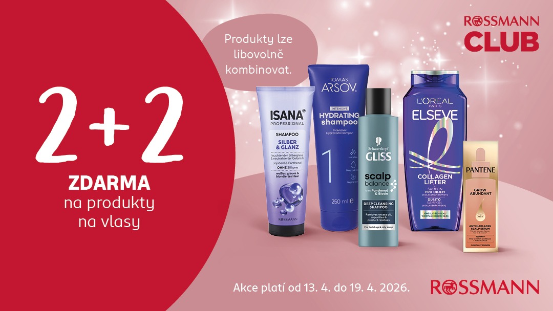 Rossmann 2+2 zdarma
