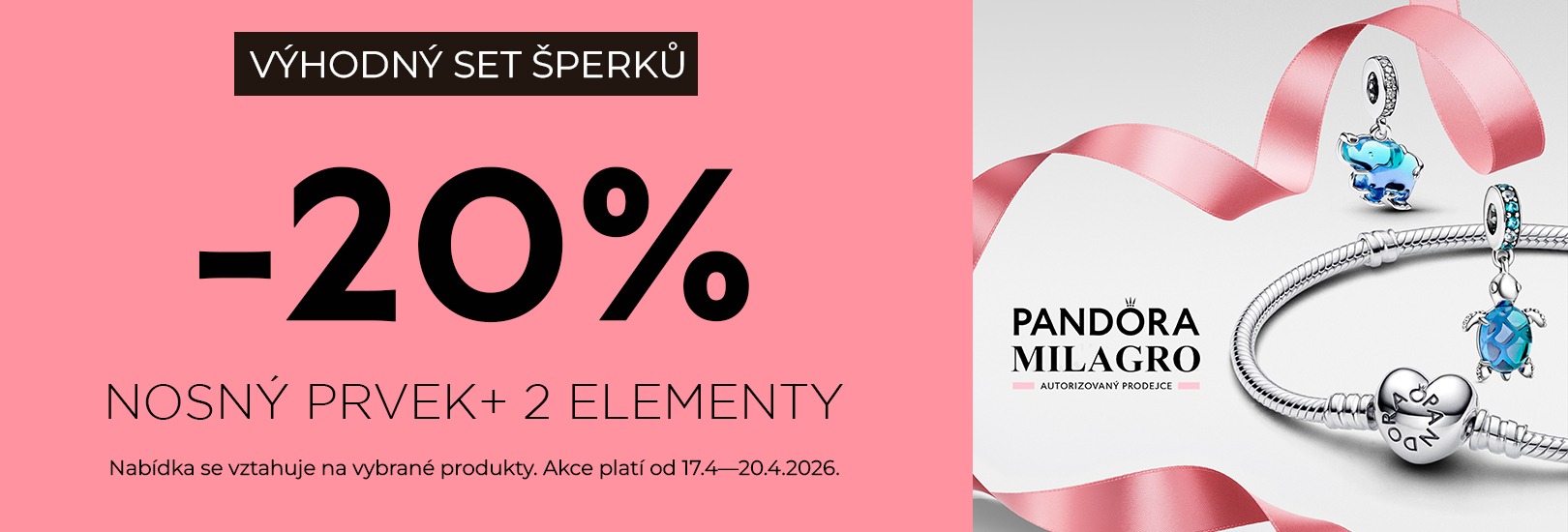 Pandora 20% sleva