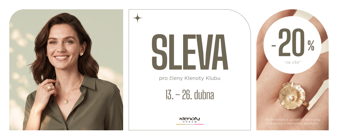 Jarní sleva Klenoty Aurum