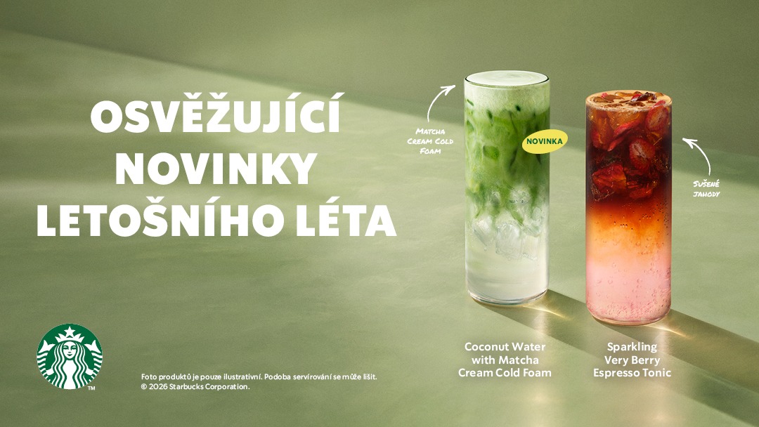 Starbucks letní novinky Central Kladno