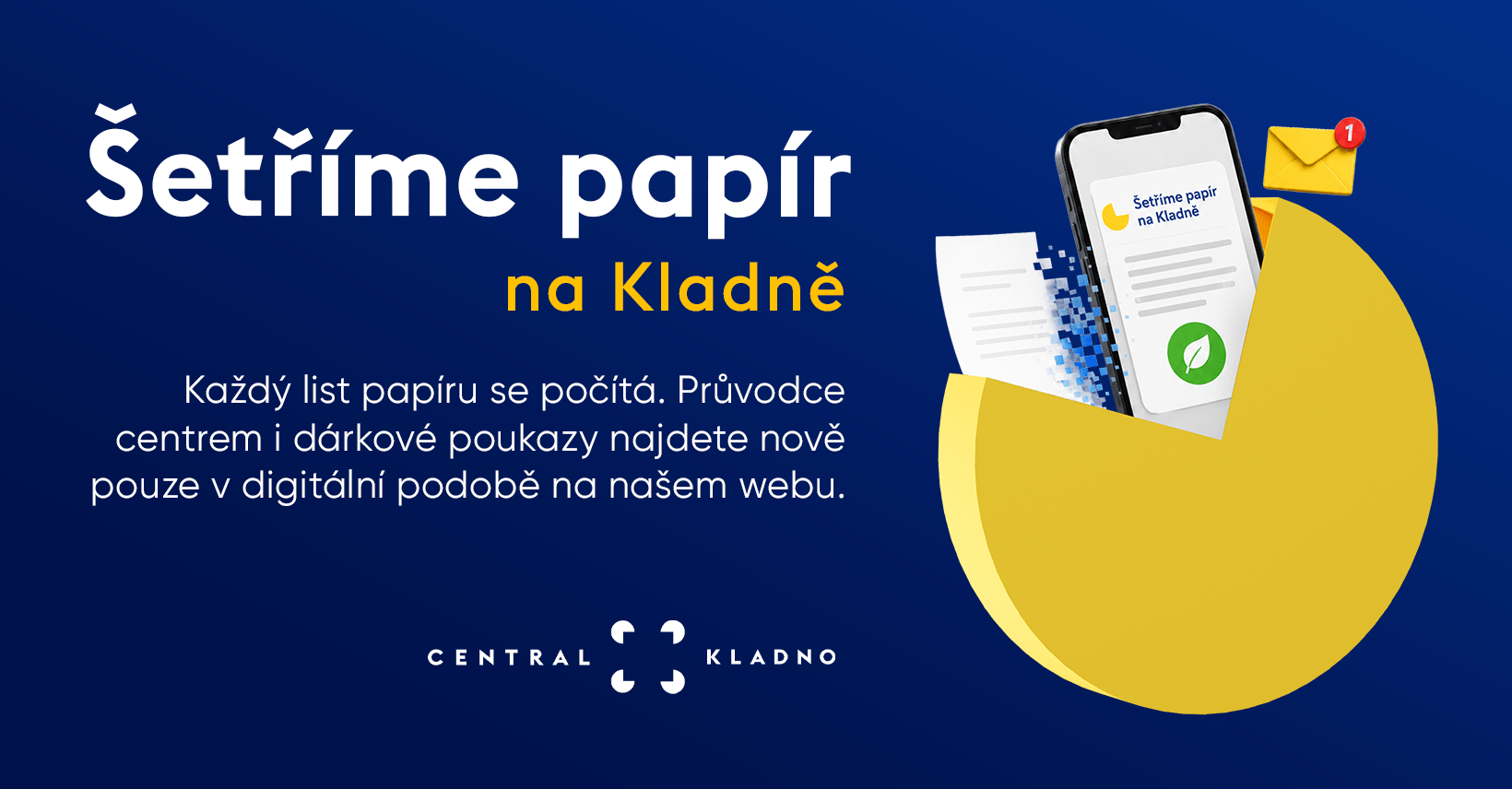 Šetříme papír na Kladně