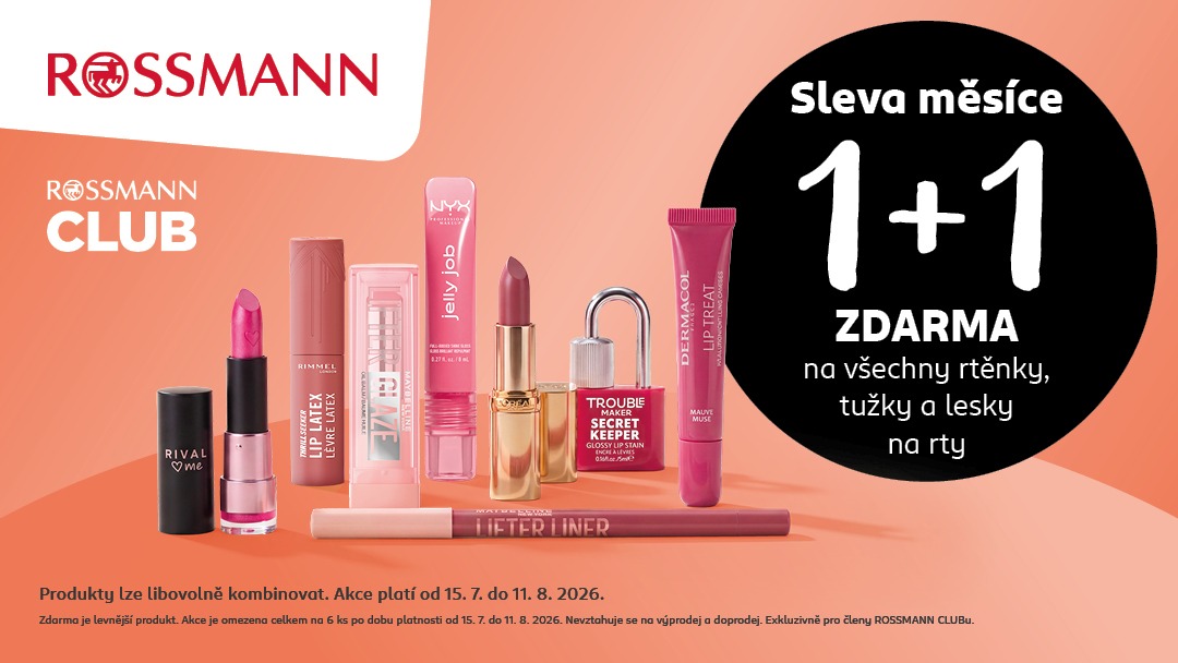 Rossmann sleva měsíce